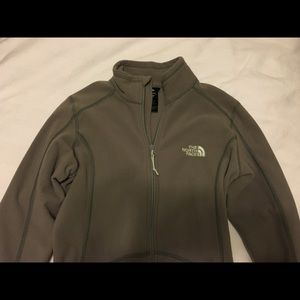 Gray North Face Jacket